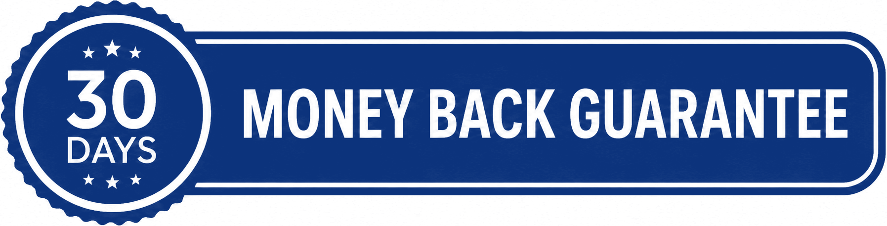 30-day money back guarantee